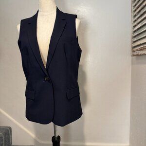 J. Crew Navy tuxedo vest tollegno 1900 issue